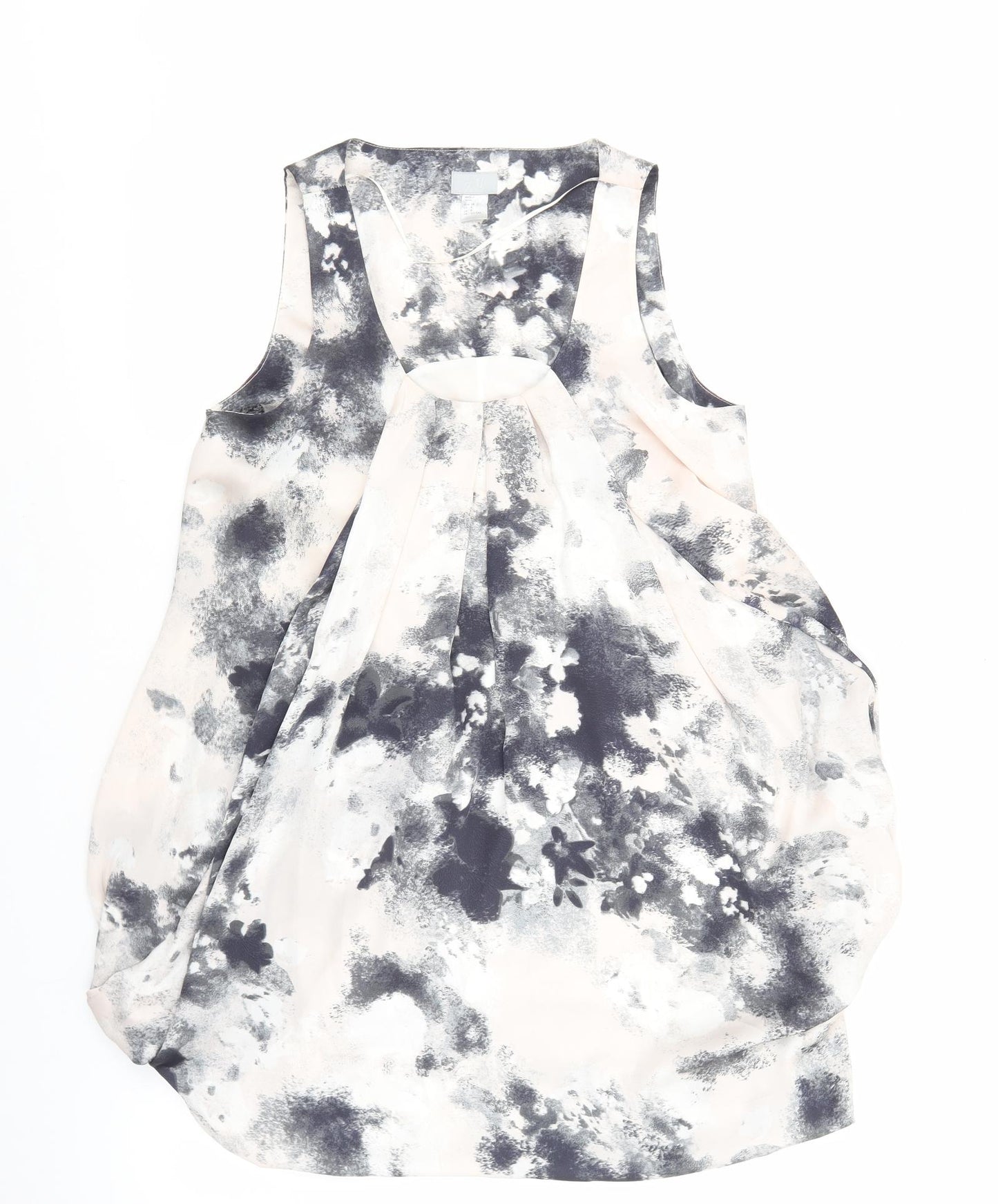 H&M Womens Multicoloured Polyester Basic Tank Size 8 Scoop Neck