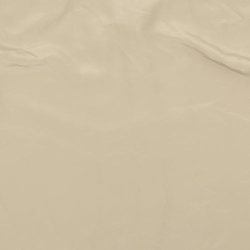 Lauren Lee Womens Gold Polyester Basic Blouse Size 12 Collared