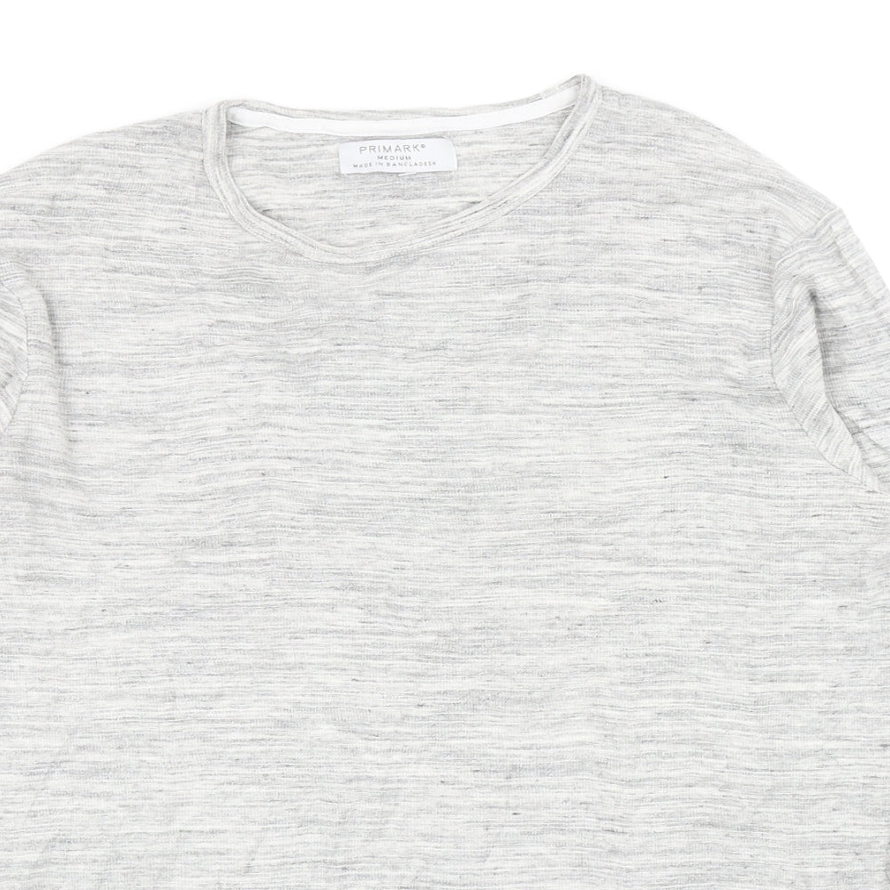 Primark Mens Grey Cotton Pullover Sweatshirt Size M