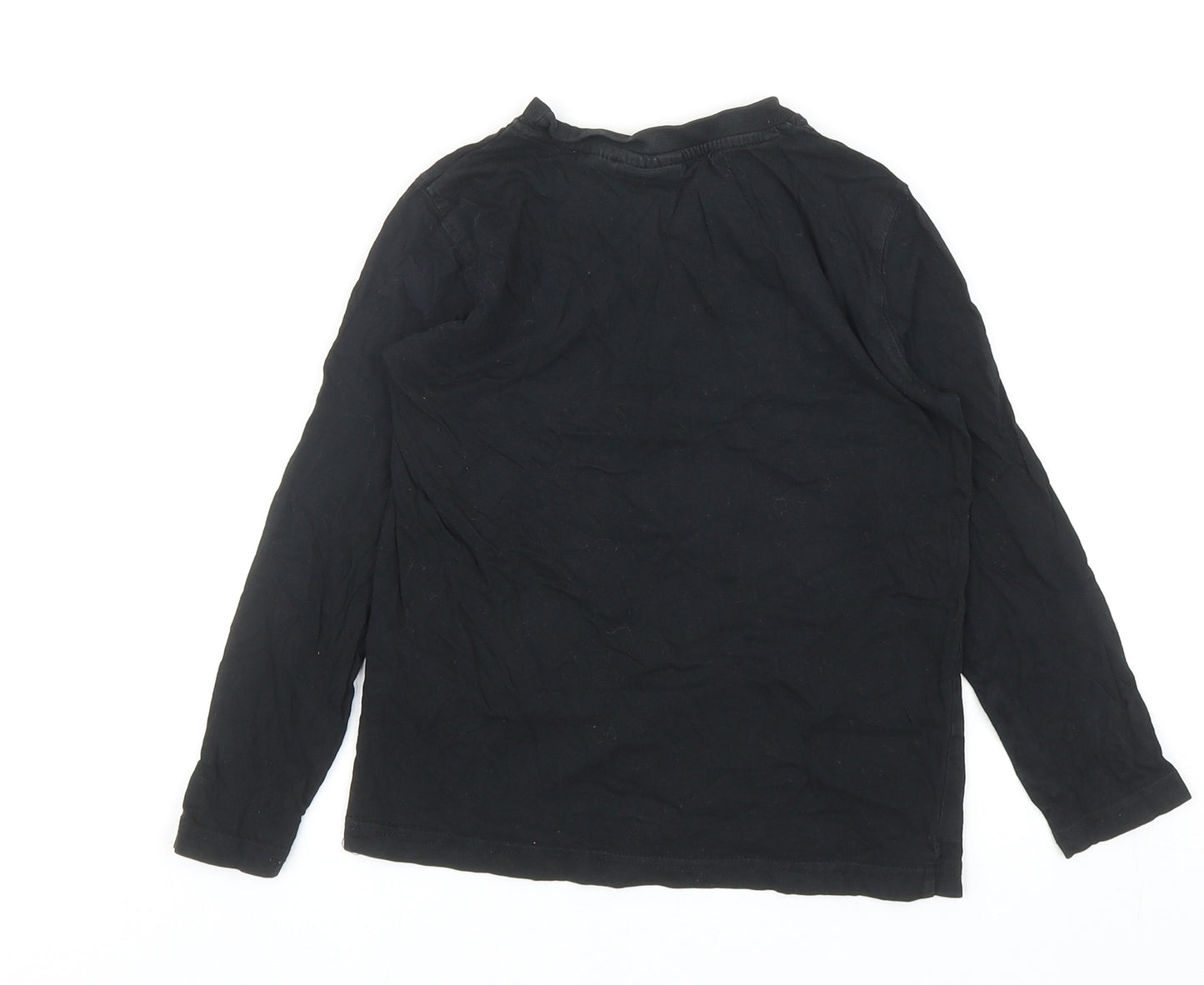 Lidl Boys Black Cotton Basic Casual Size 4-5 Years Round Neck Pullover - Bart Simpson UK Size 4-6 Years