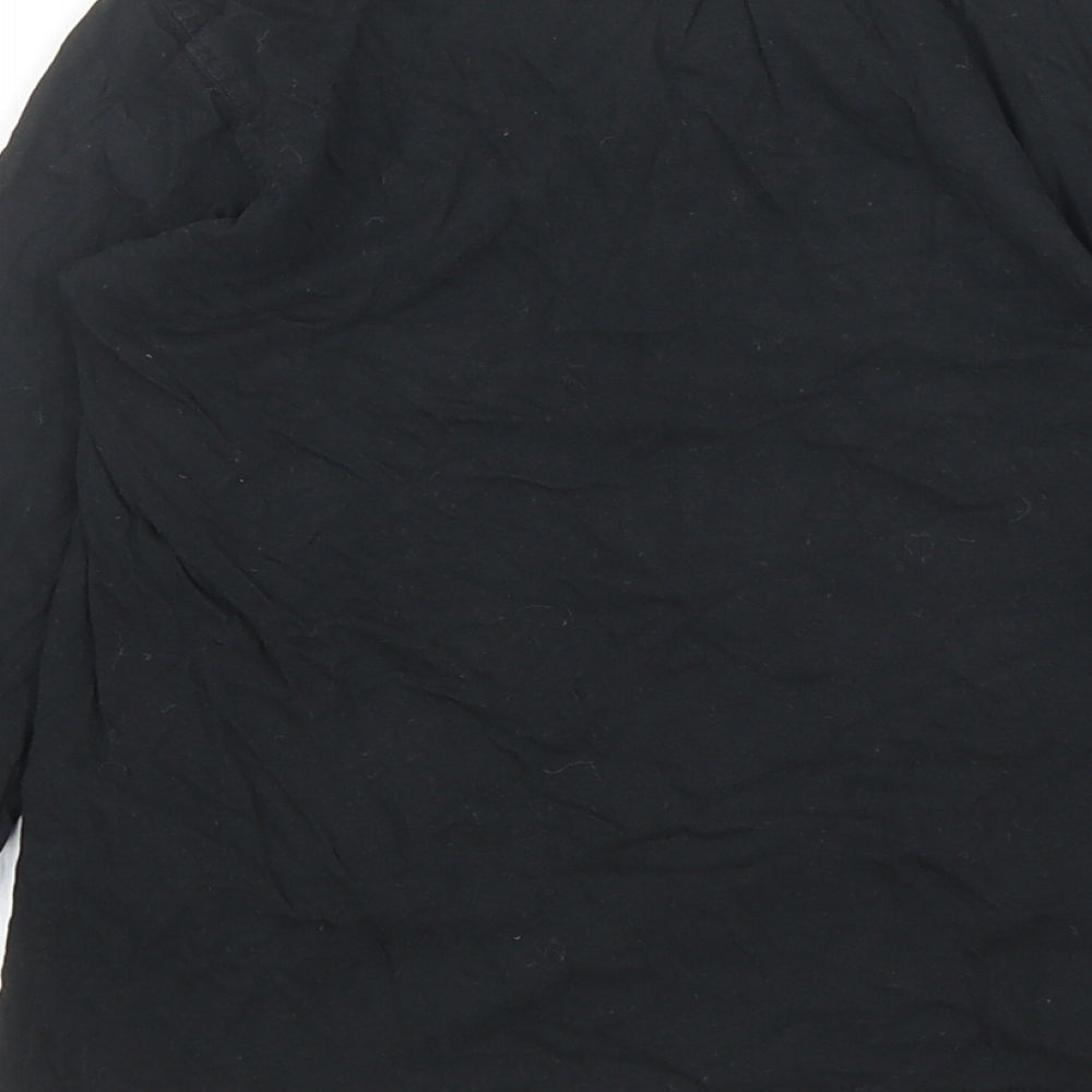 Lidl Boys Black Cotton Basic Casual Size 4-5 Years Round Neck Pullover - Bart Simpson UK Size 4-6 Years