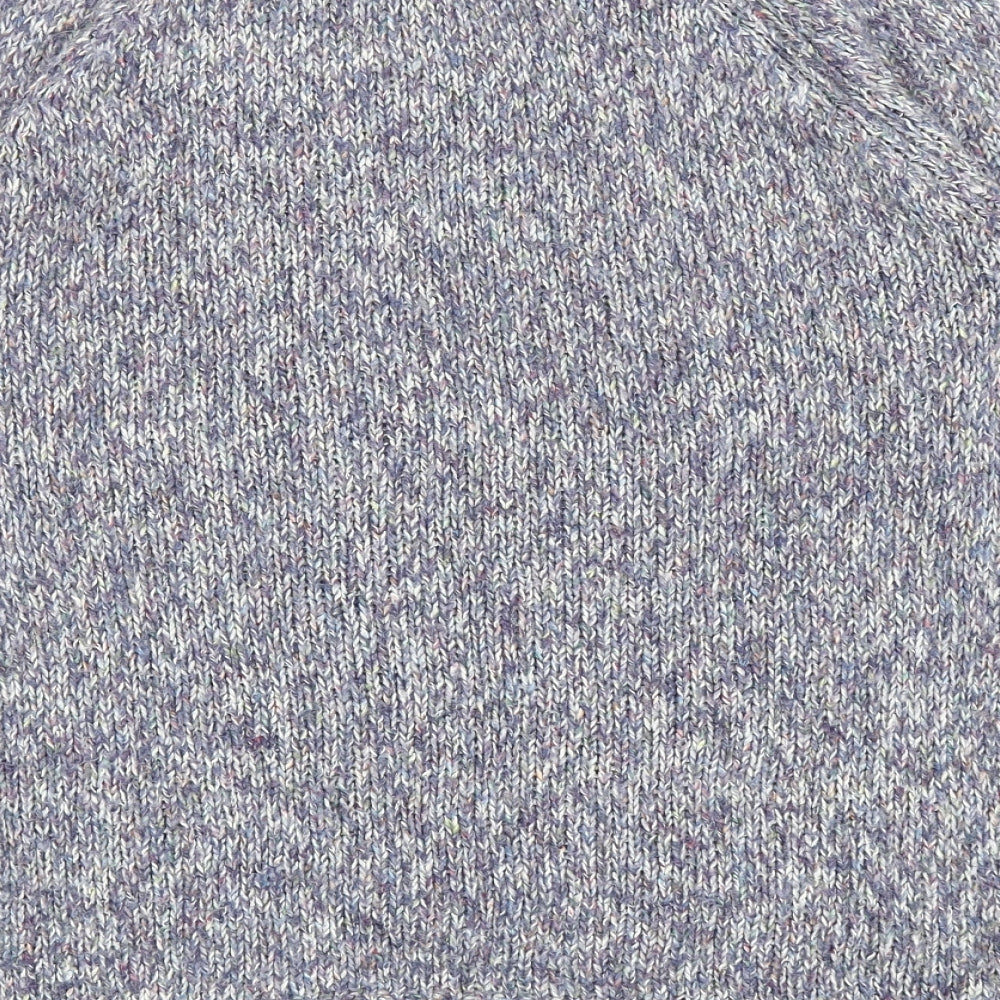 MANTARAY PRODUCTS Womens Multicoloured Round Neck Cotton Pullover Jumper Size 14