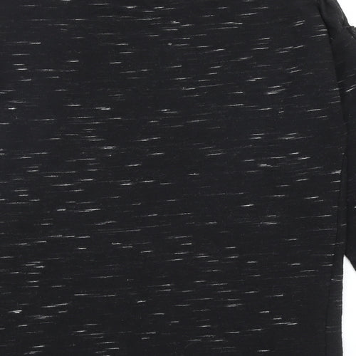 Papaya Womens Black Round Neck Viscose Pullover Jumper Size S
