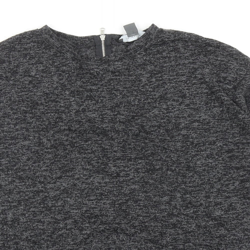 Primark Womens Grey Round Neck Polyester Pullover Jumper Size XS - UK Size 6-8