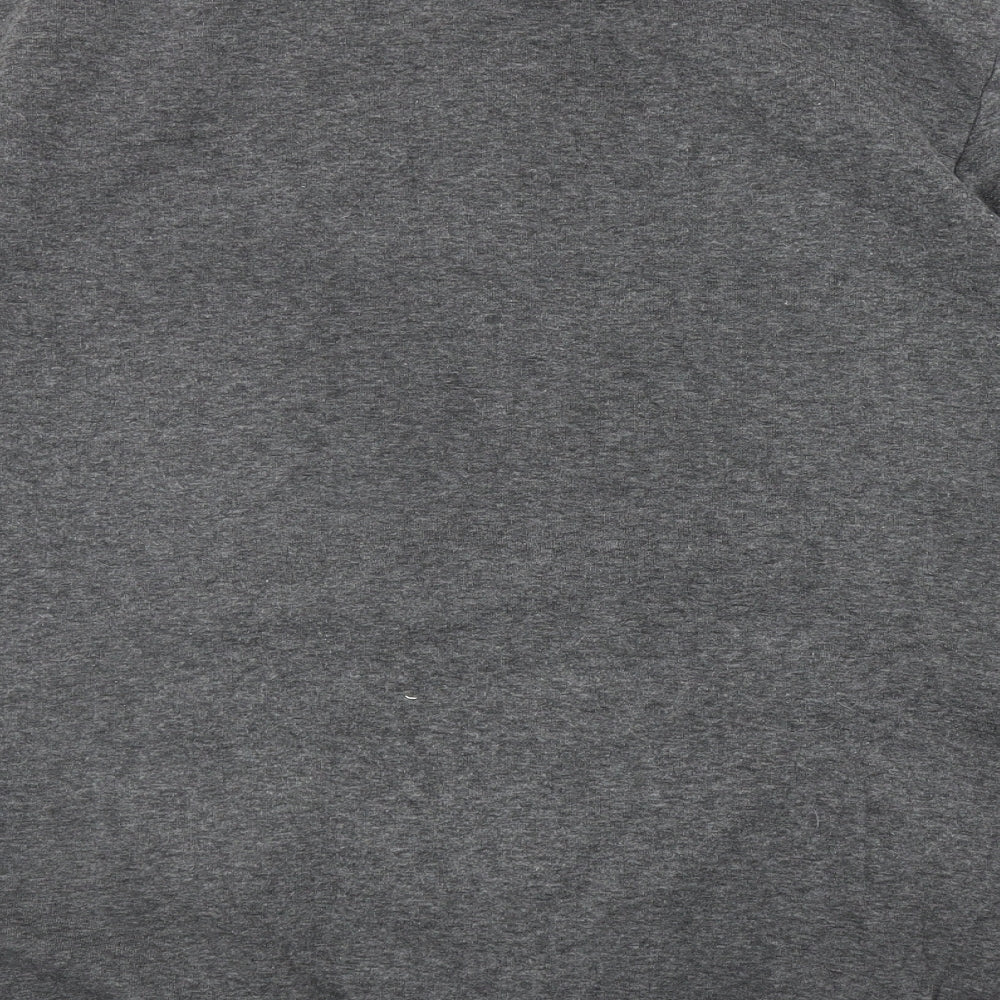 Slazenger Mens Grey Cotton Full Zip Sweatshirt Size XL