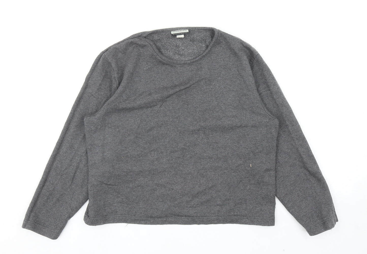 Clockhouse Womens Grey Cotton Pullover Sweatshirt Size L Pullover