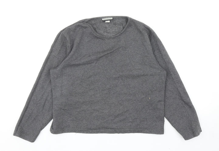 Clockhouse Womens Grey Cotton Pullover Sweatshirt Size L Pullover