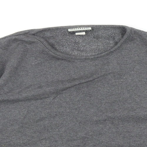 Clockhouse Womens Grey Cotton Pullover Sweatshirt Size L Pullover