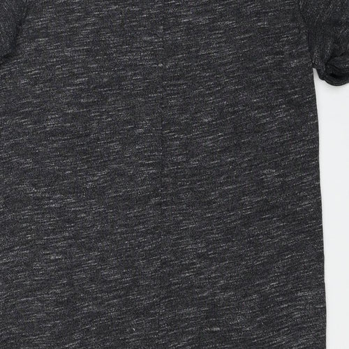 Gap Womens Grey Cotton Jumper Dress Size M Round Neck Pullover