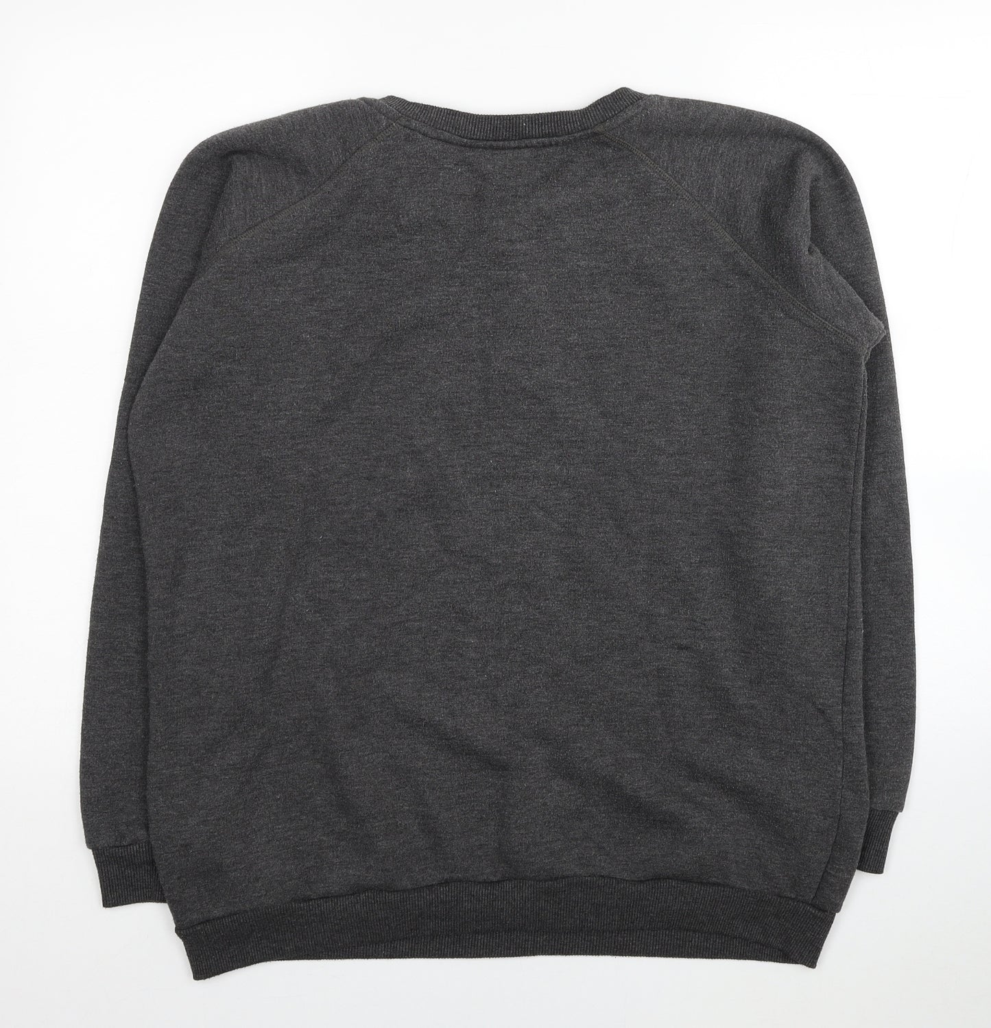 Loungewear For Life Womens Grey Polyester Pullover Sweatshirt Size XL Pullover