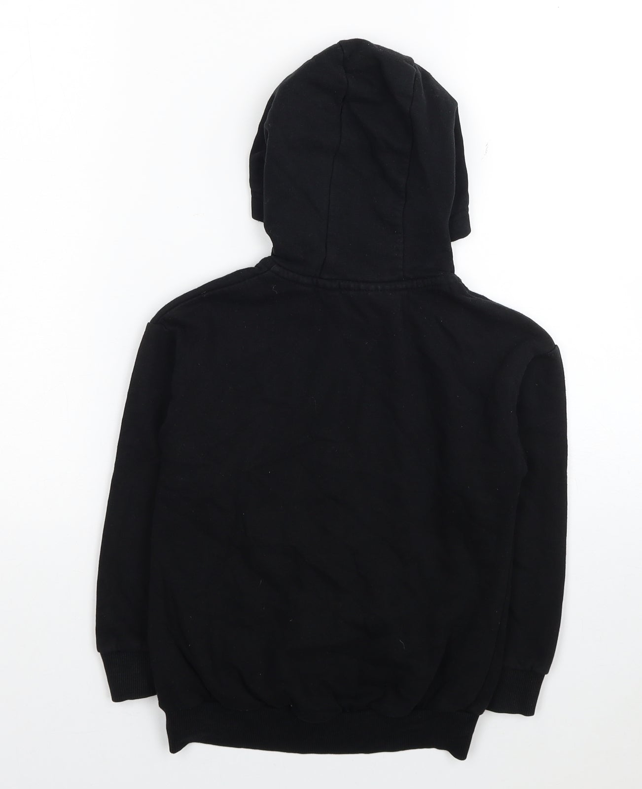 NEXT Boys Black Cotton Full Zip Hoodie Size 5 Years Zip