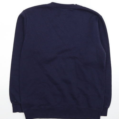 Record Mens Blue Polyester Pullover Sweatshirt Size S - Remember