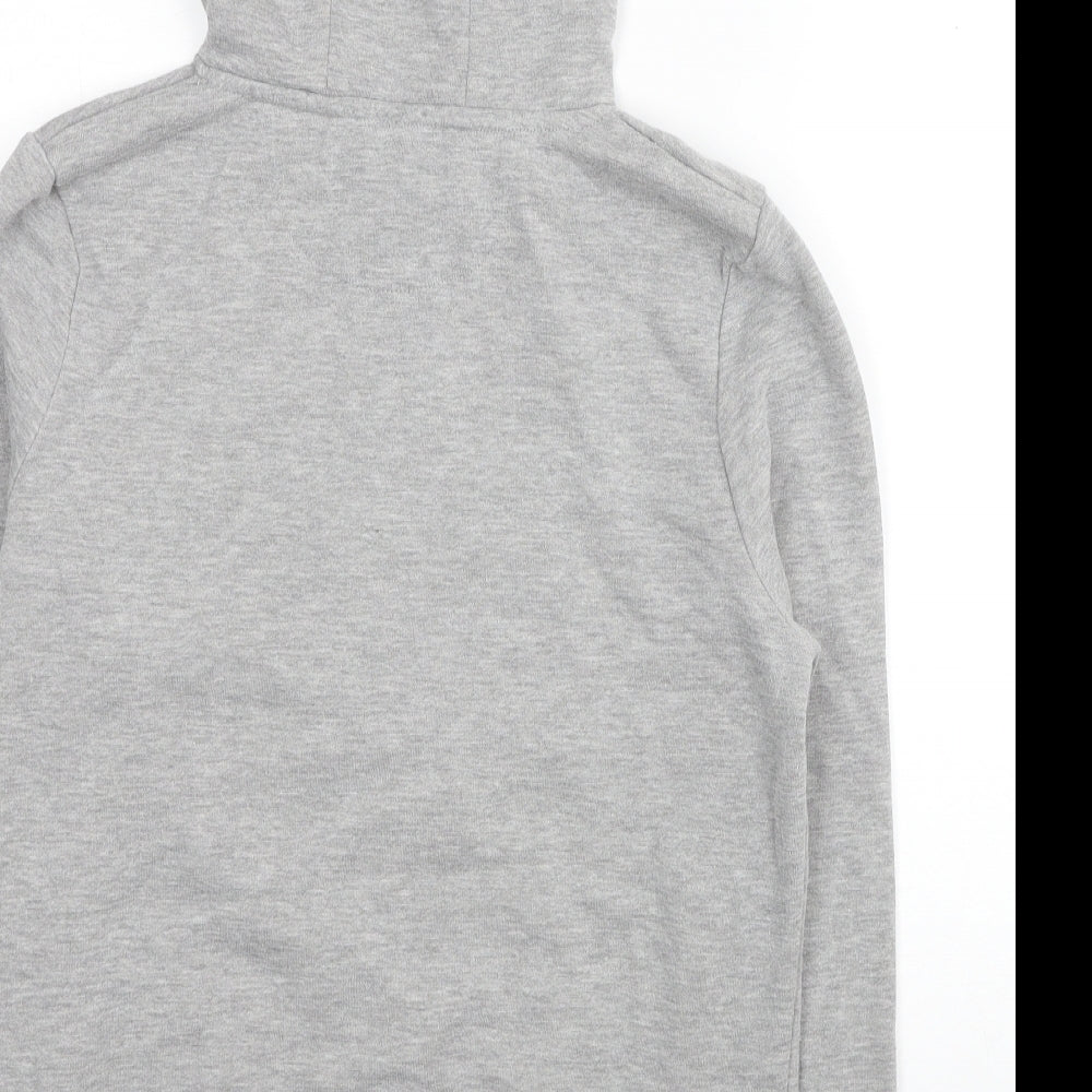 Primark Girls Grey Polyester Pullover Hoodie Size 12-13 Years Pullover - Paris New York London