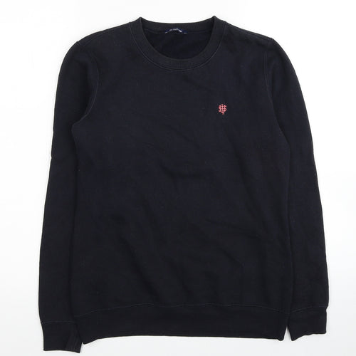 Uni Style Image Womens Black Cotton Pullover Sweatshirt Size 10 Pullover