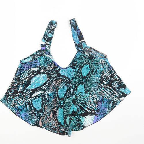 Boohoo Womens Multicoloured Animal Print Polyester Camisole Tank Size 6 Scoop Neck - Snake Print