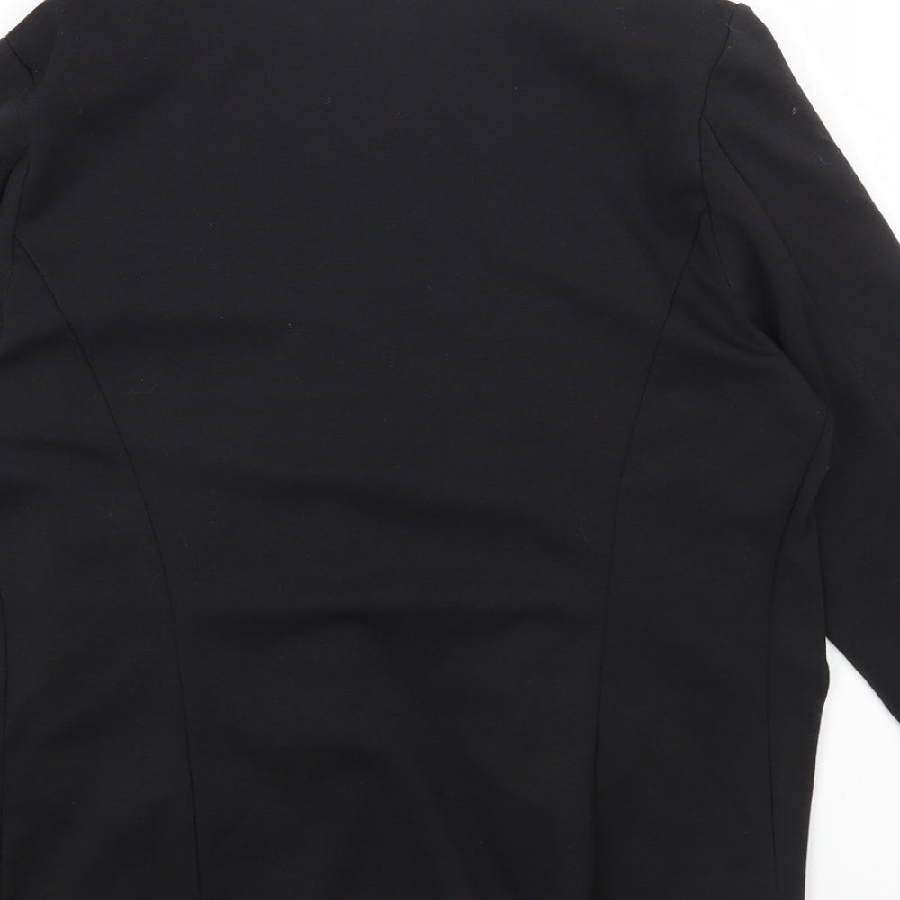 New Look Girls Black Jacket Blazer Size 14-15 Years Pullover