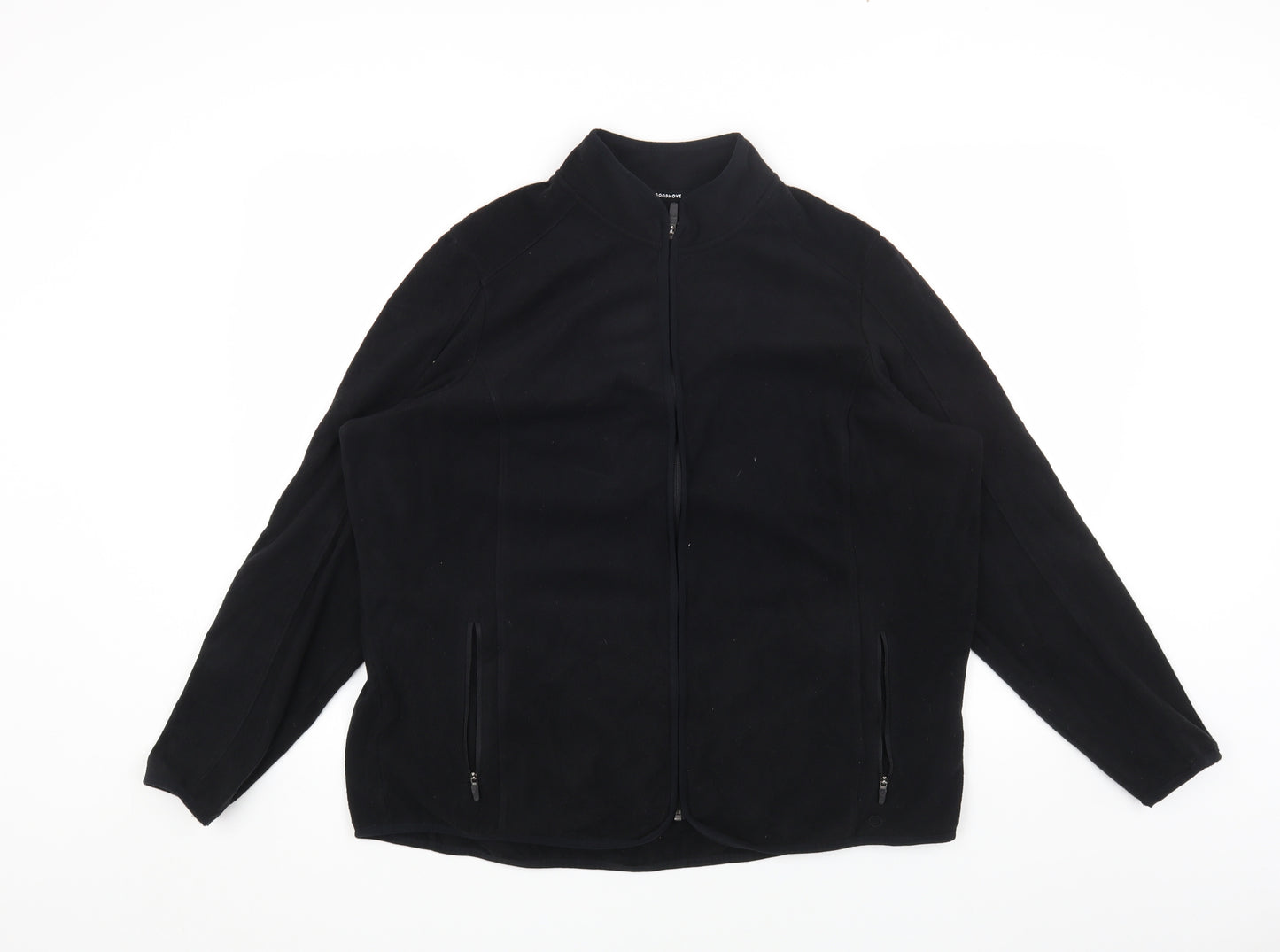 Marks and Spencer Womens Black Jacket Size 20 Zip