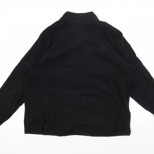 Marks and Spencer Womens Black Jacket Size 20 Zip