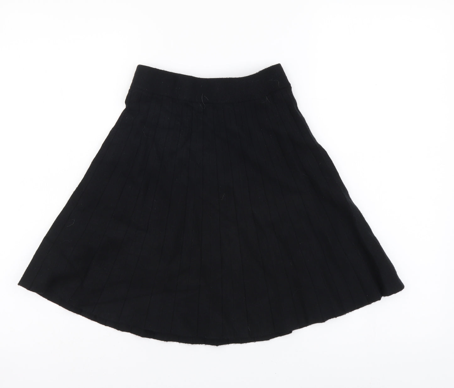 Primark Womens Black Acrylic A-Line Skirt Size XS