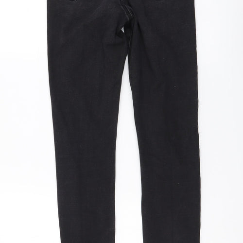 Denim & Co. Womens Grey Cotton Skinny Jeans Size 10 L30 in Regular Button