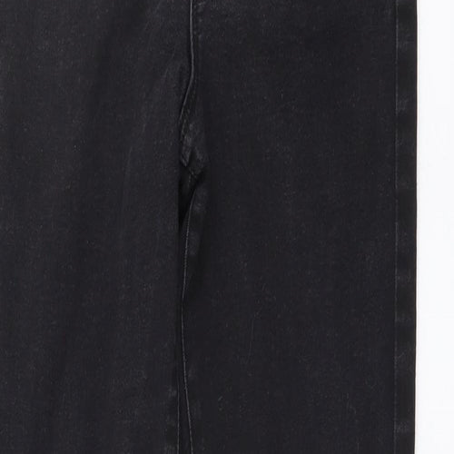 Denim & Co. Womens Grey Cotton Skinny Jeans Size 10 L30 in Regular Button