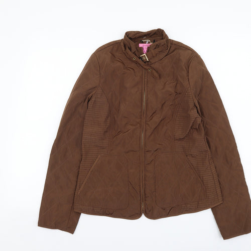 Cougar Womens Brown Jacket Size S Zip