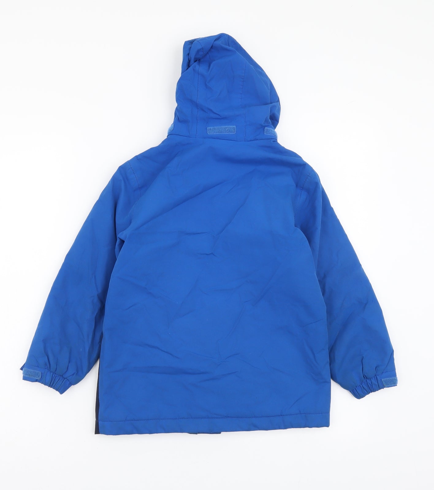 Regatta Boys Blue Rain Coat Coat Size 5-6 Years Zip