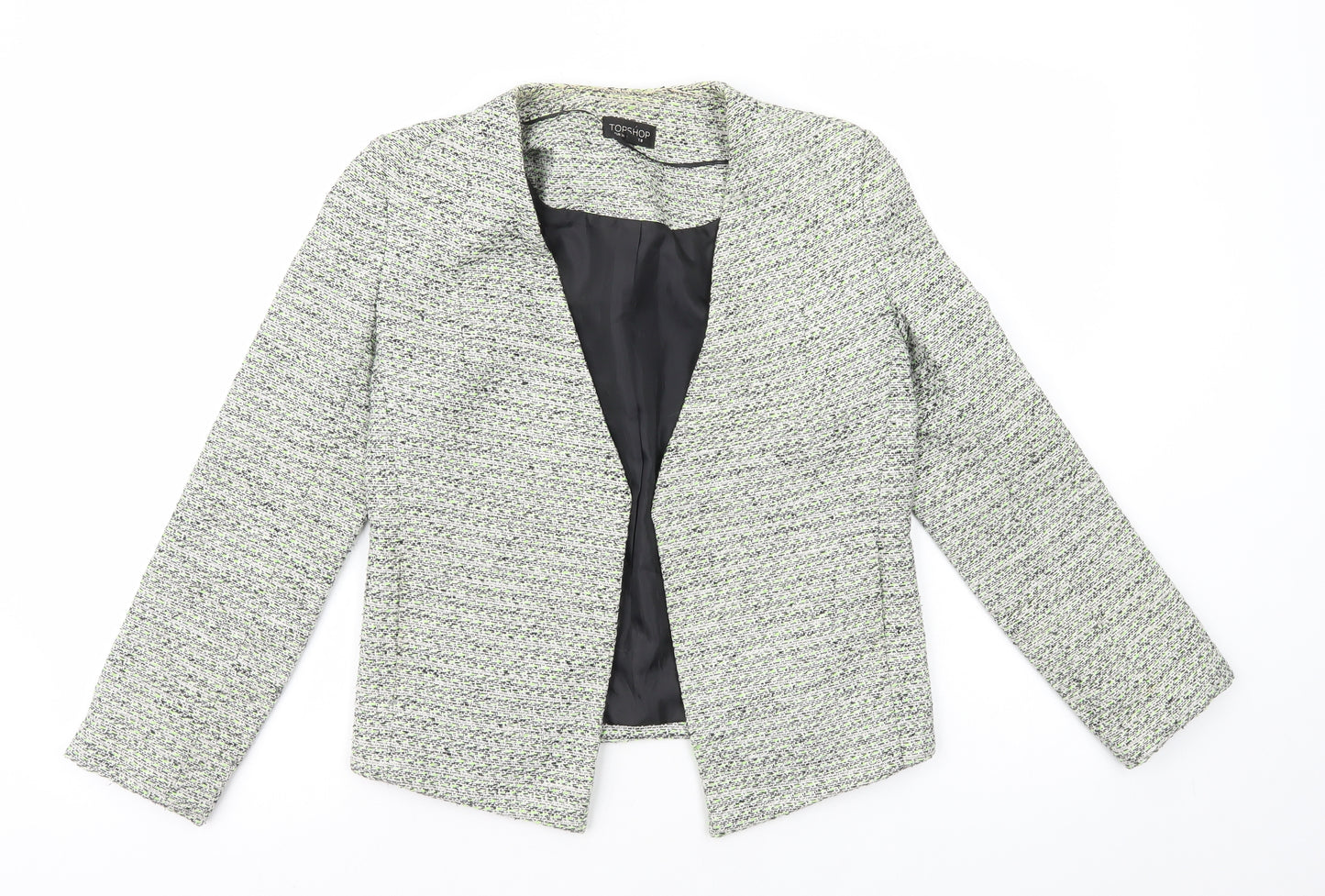 Topshop Womens Green Jacket Size 8