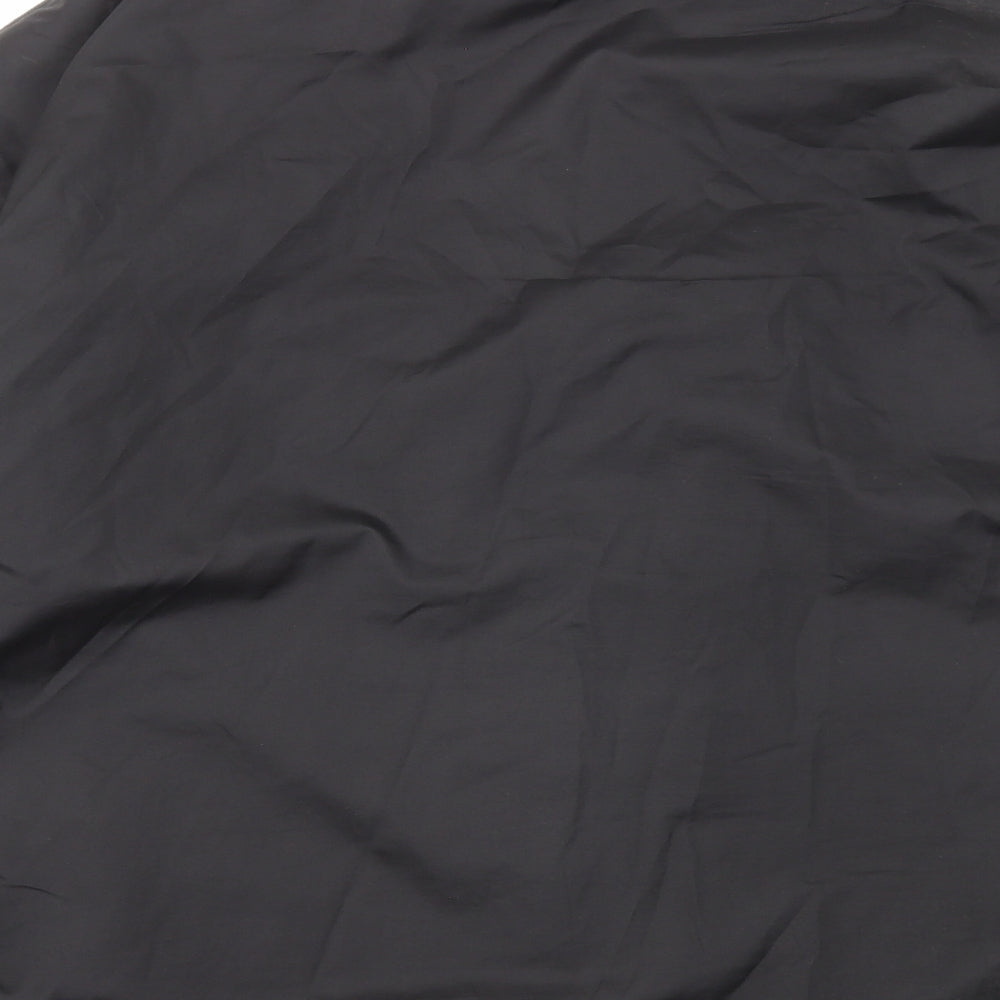 Preworn Mens Black Jacket Coat Size XL Zip