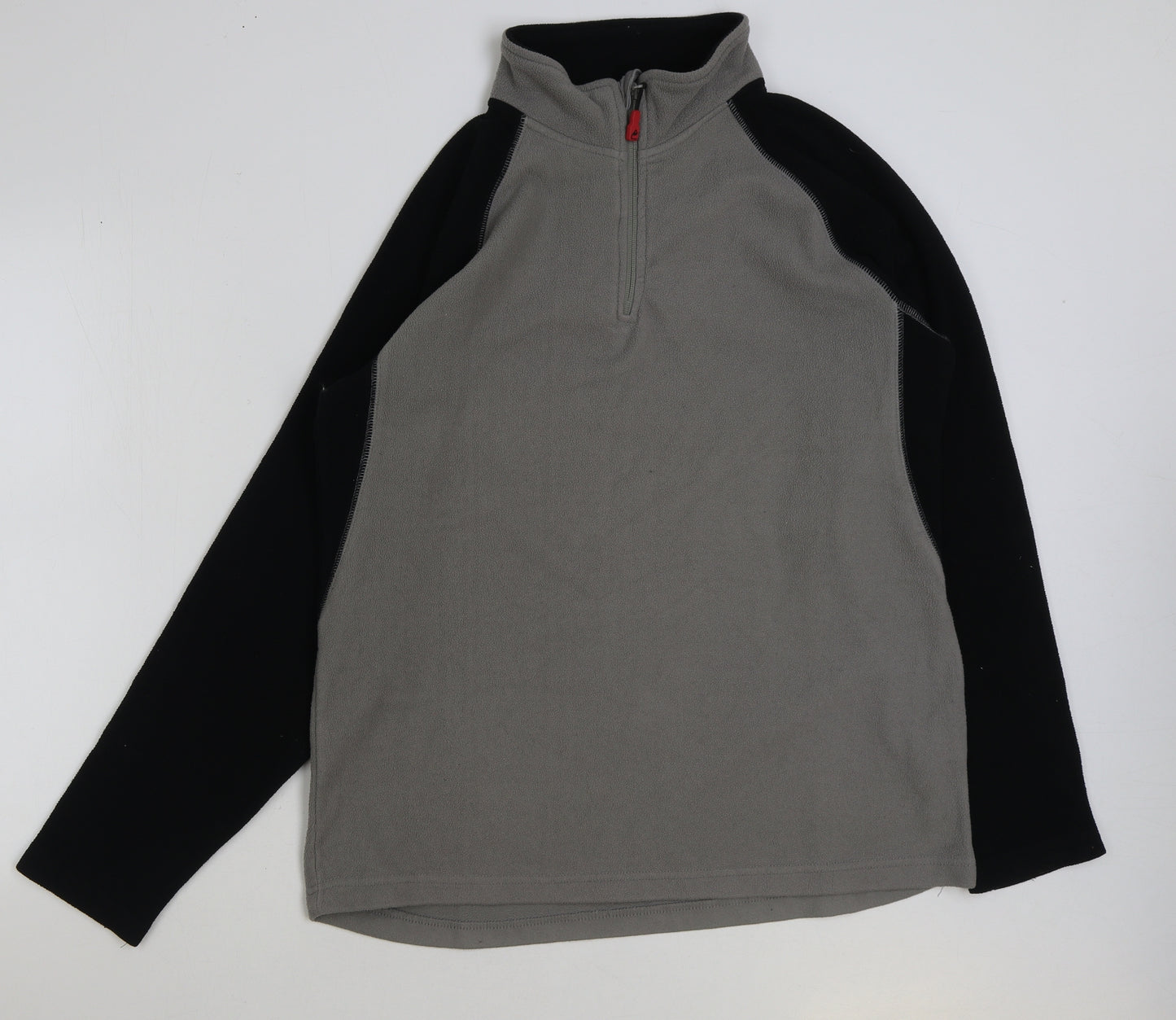 Elevation Mens Grey Polyester Pullover Sweatshirt Size M