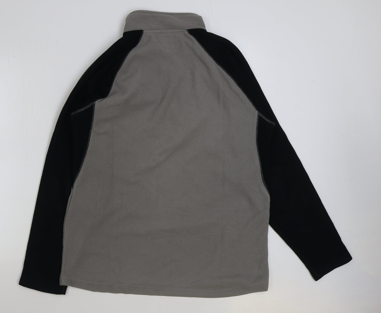 Elevation Mens Grey Polyester Pullover Sweatshirt Size M
