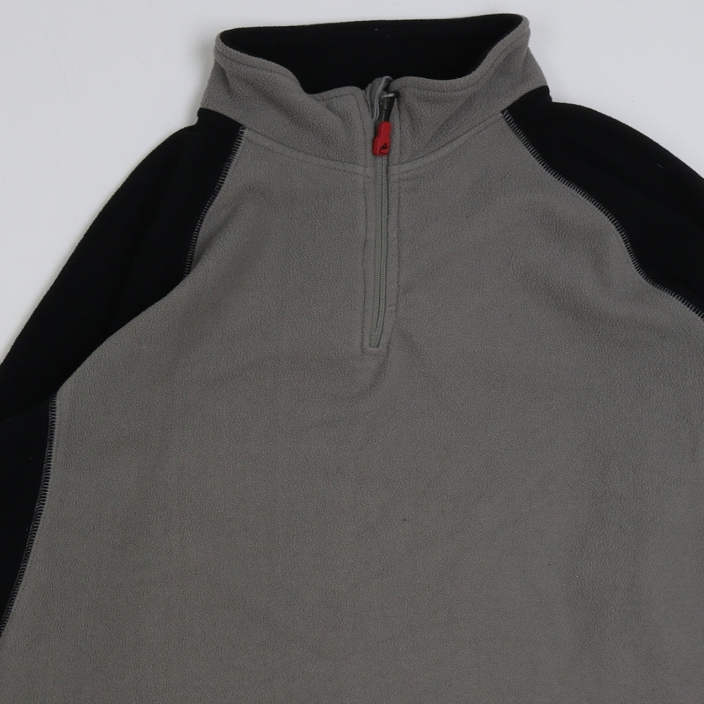 Elevation Mens Grey Polyester Pullover Sweatshirt Size M