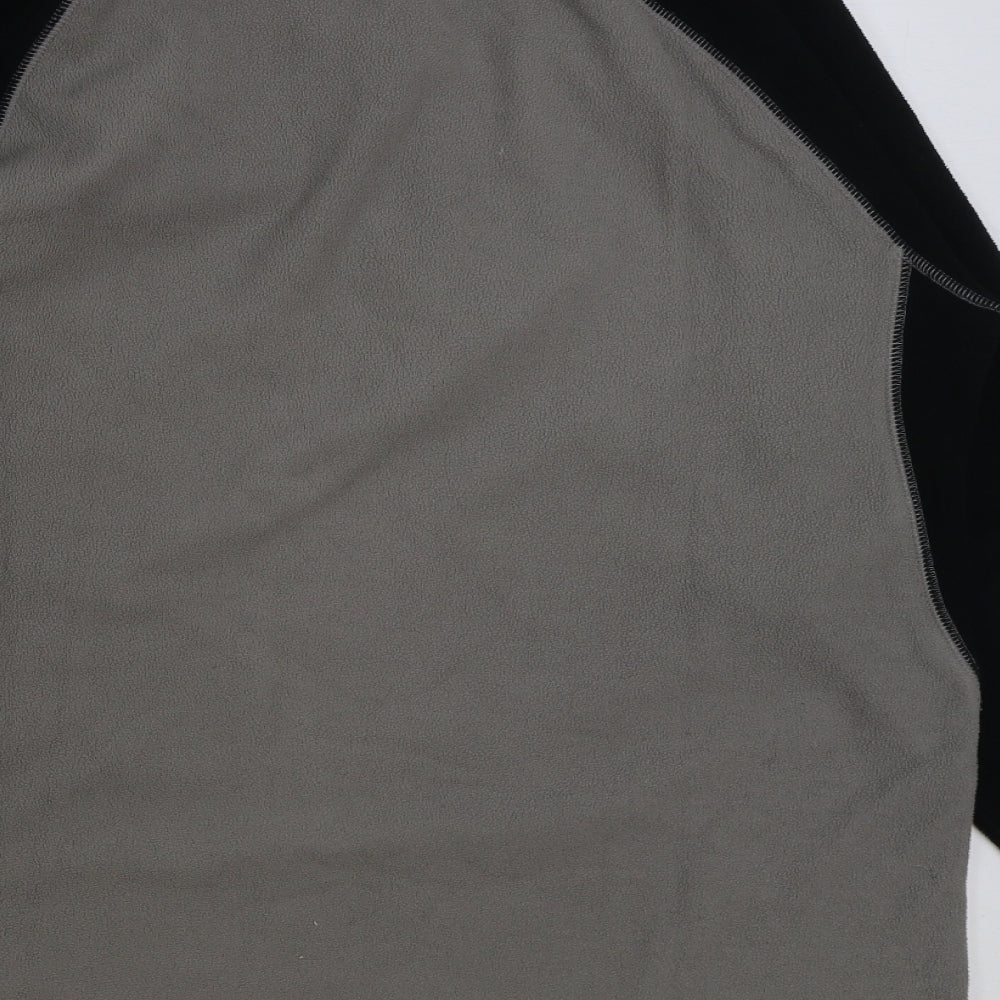 Elevation Mens Grey Polyester Pullover Sweatshirt Size M
