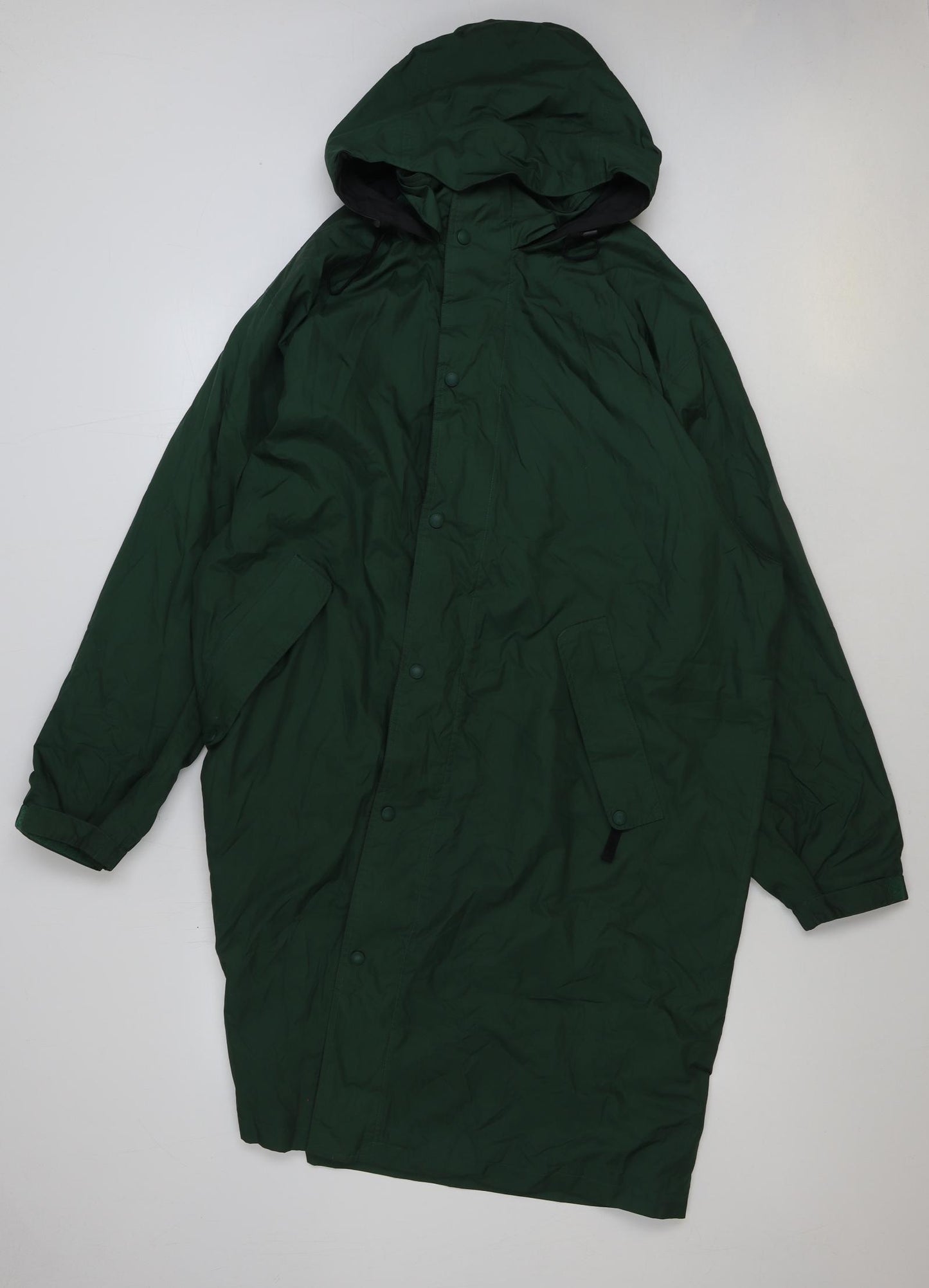 L.L. Bean Mens Green Rain Coat Jacket Size XL Zip