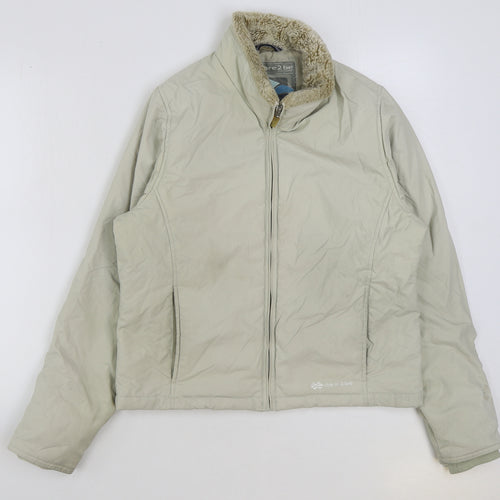 Dare2Be Womens Ivory Jacket Coat Size 12 Zip