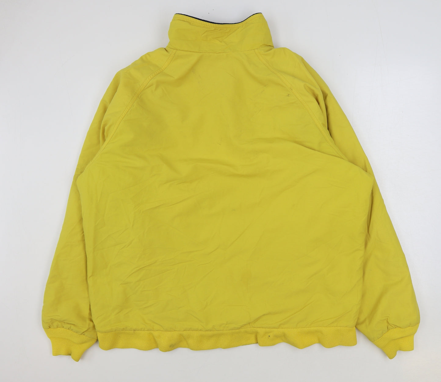 LANDSEND Mens Yellow Jacket Coat Size XL Zip