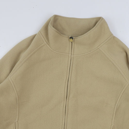 Marks and Spencer Womens Beige Jacket Size 22 Zip