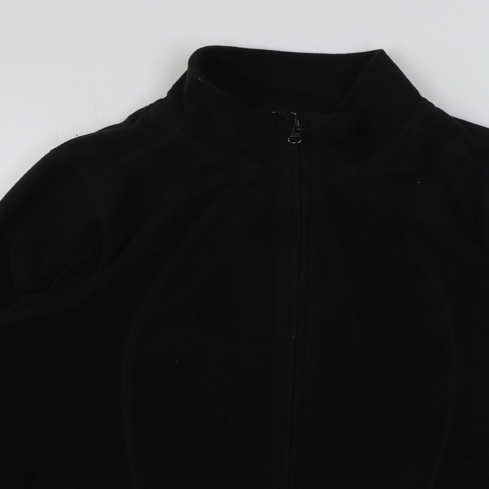 George Womens Black Jacket Size 18 Zip