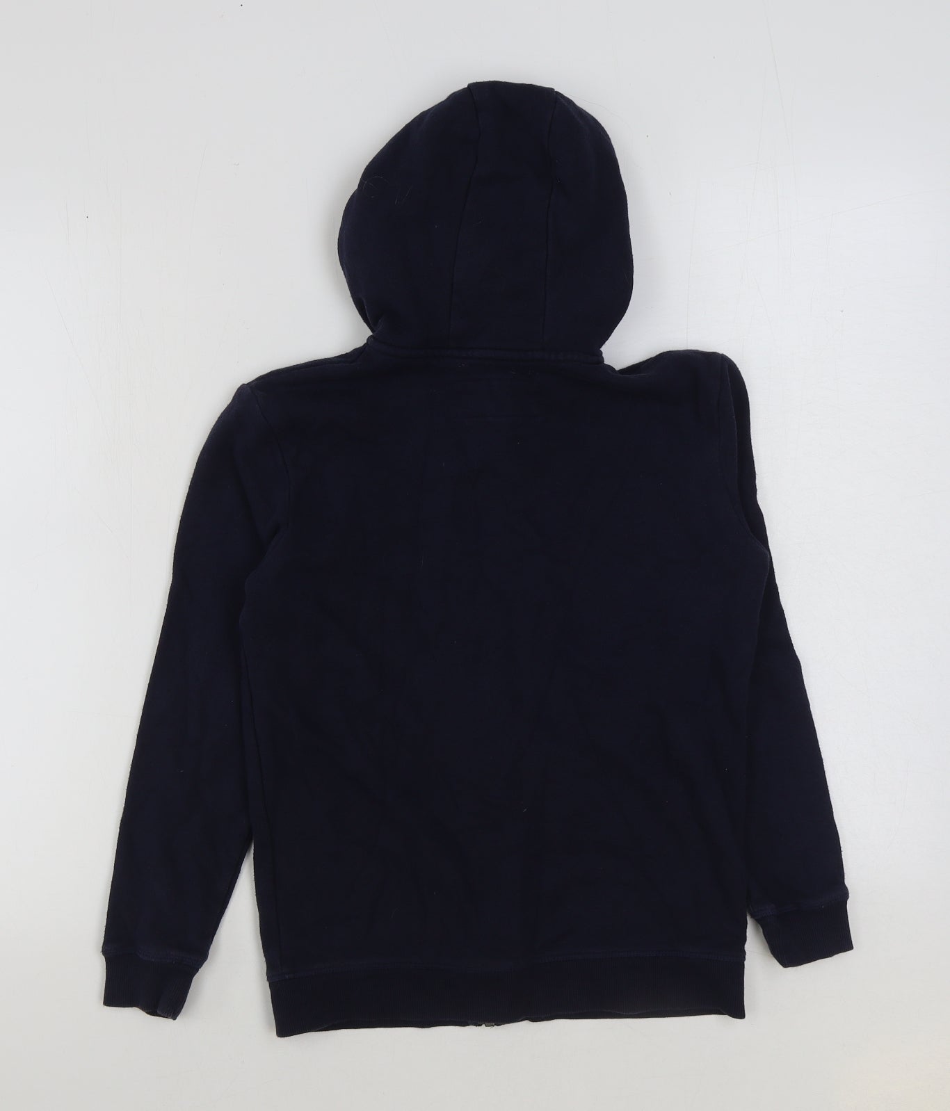 Marks and Spencer Boys Blue Polyester Full Zip Hoodie Size 10-11 Years Zip
