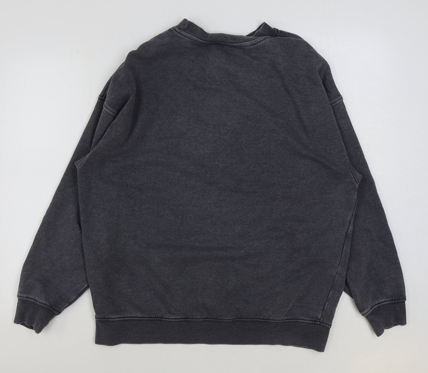 H&M Mens Grey Polyester Pullover Sweatshirt Size S - Arizona Motors
