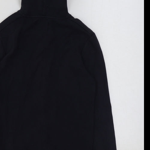 Zara Womens Blue Cotton Full Zip Hoodie Size S Zip