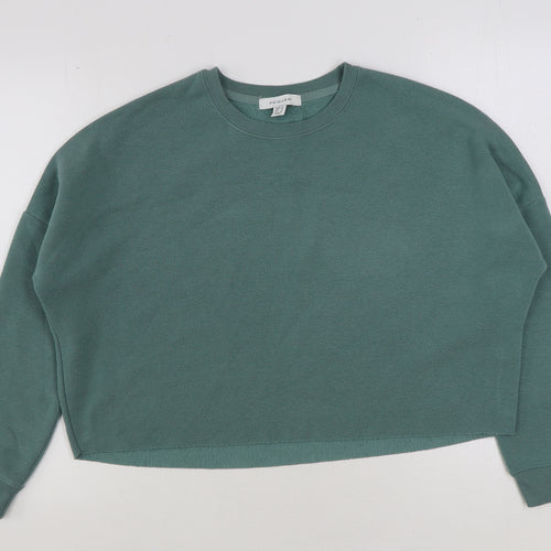 Primark Womens Blue Polyester Pullover Sweatshirt Size 10 Pullover