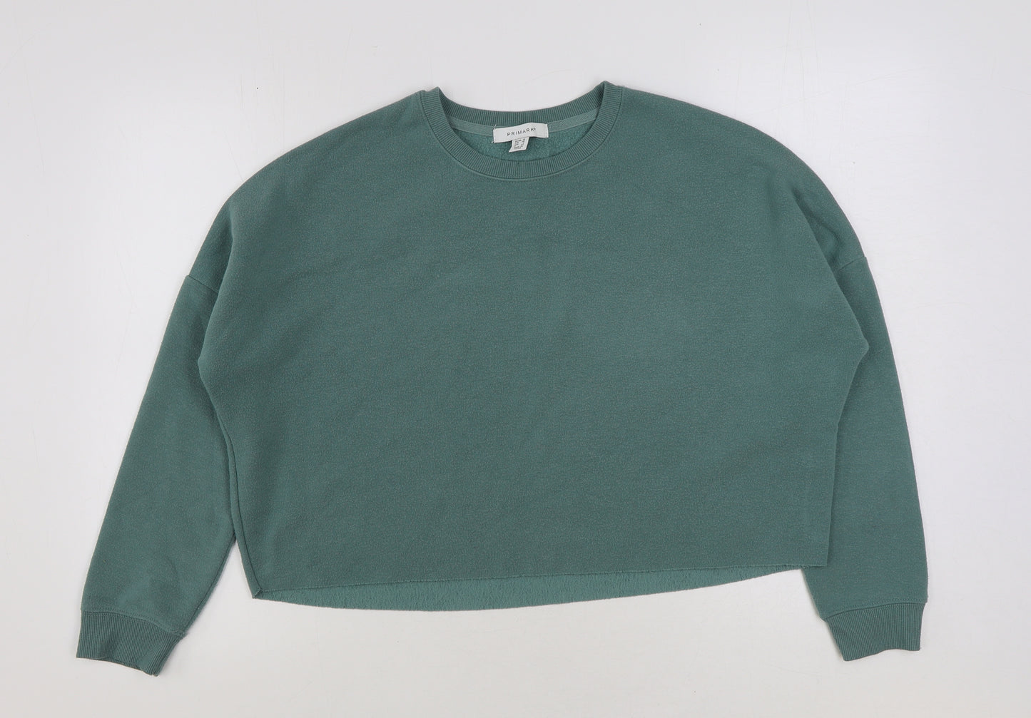 Primark Womens Blue Polyester Pullover Sweatshirt Size 10 Pullover