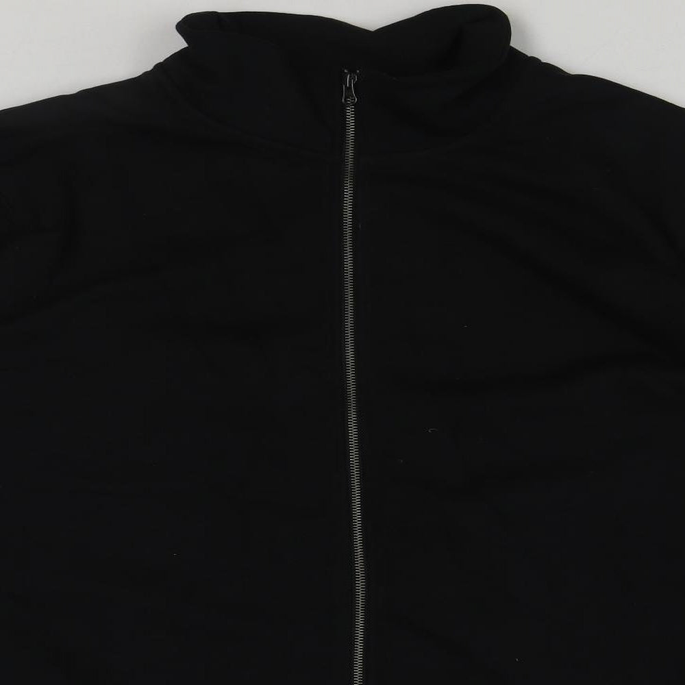 Jacamo Mens Black Polyester Full Zip Sweatshirt Size 3XL
