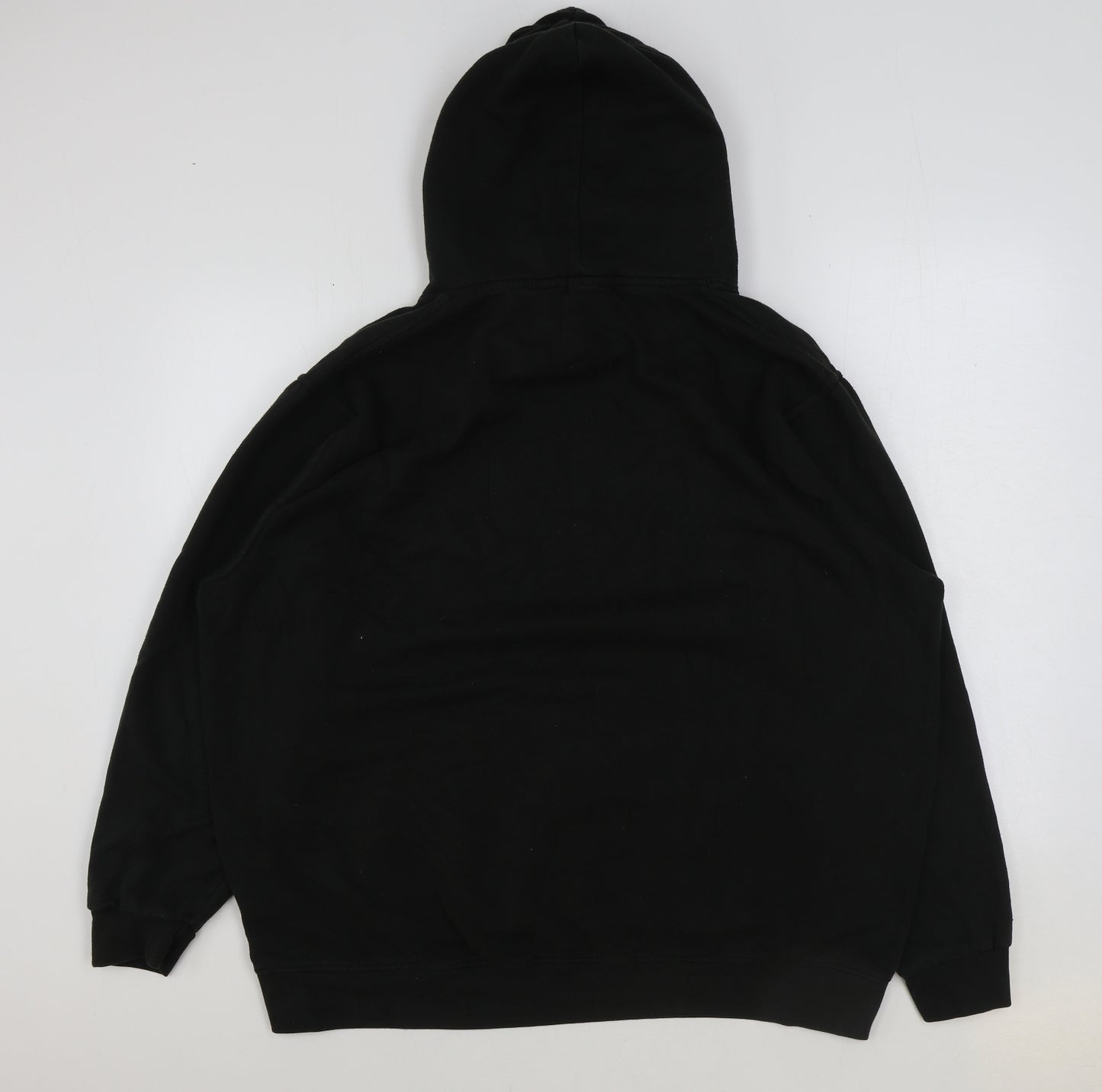 Boohoo Mens Black Polyester Pullover Hoodie Size 4XL