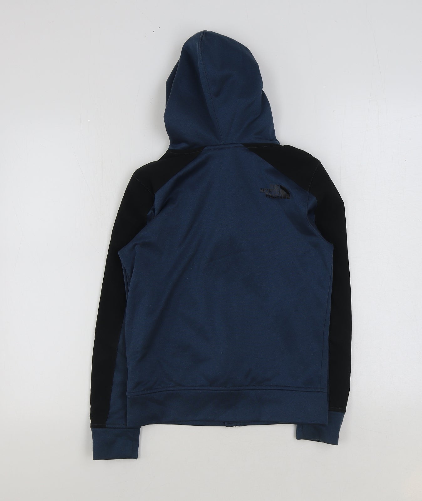 The North Face Boys Blue Cotton Full Zip Hoodie Size M Zip