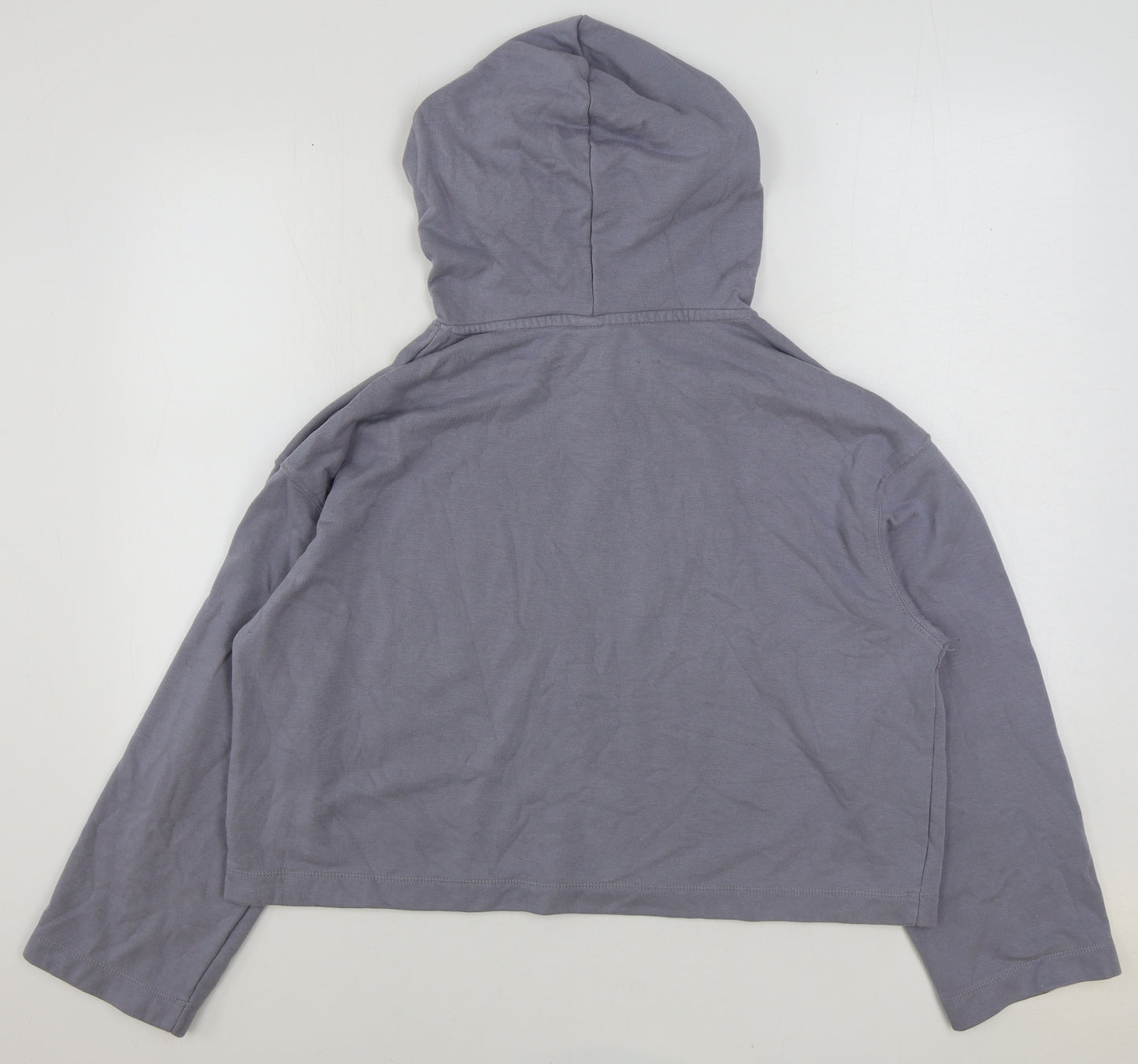 H&M Womens Grey Cotton Pullover Hoodie Size M Pullover - Paris