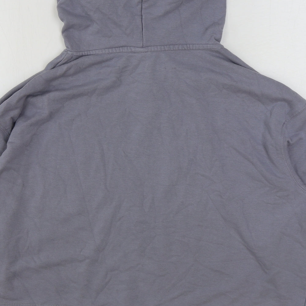 H&M Womens Grey Cotton Pullover Hoodie Size M Pullover - Paris
