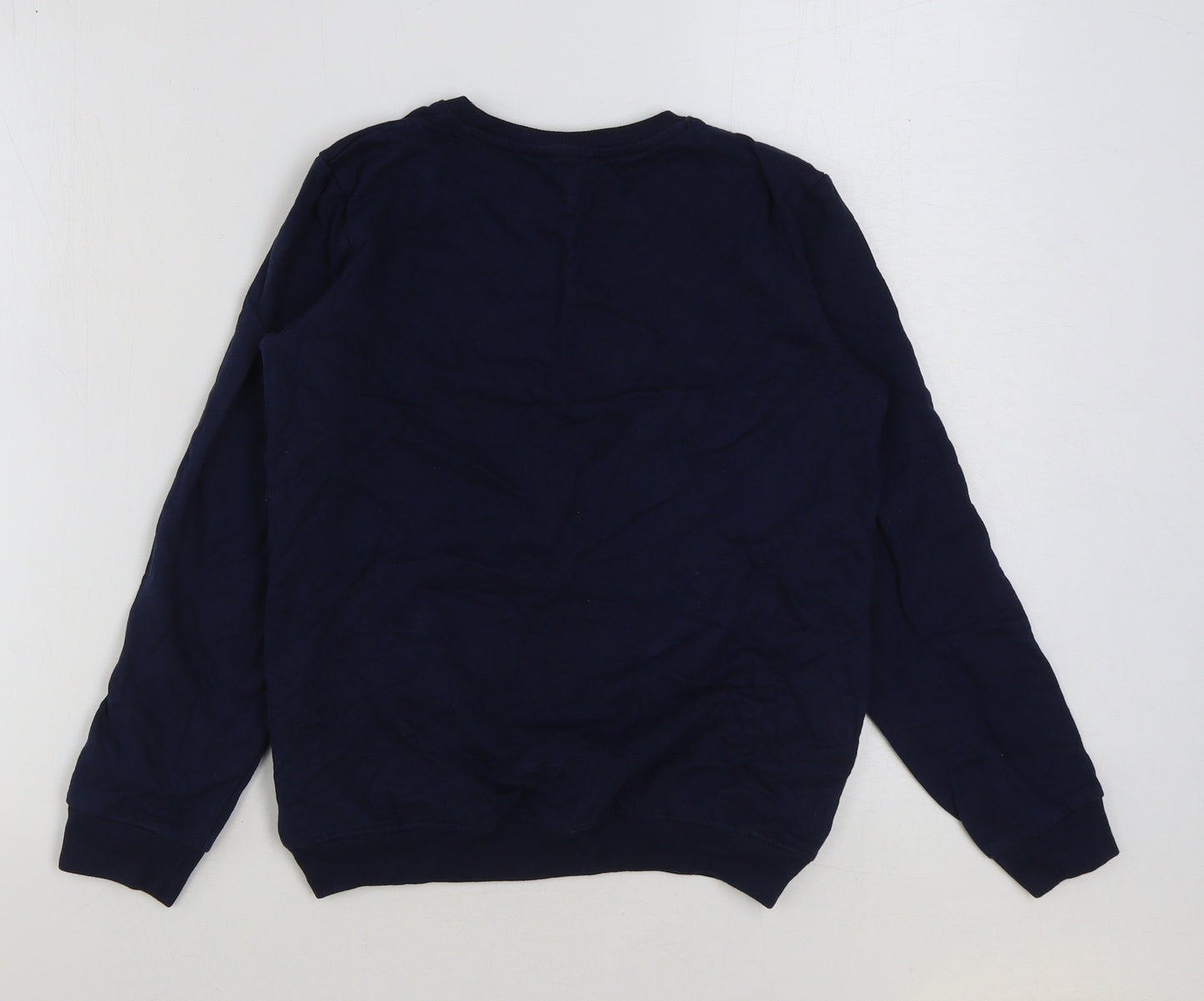 Giraffe Girls Blue Cotton Pullover Sweatshirt Size 14-15 Years Pullover - Smile