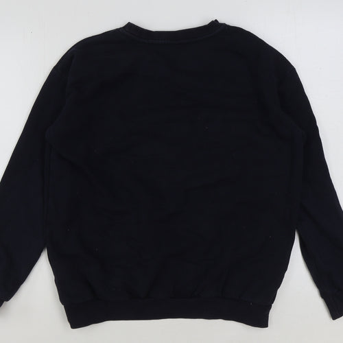 H&M Womens Blue Polyester Pullover Sweatshirt Size S Pullover